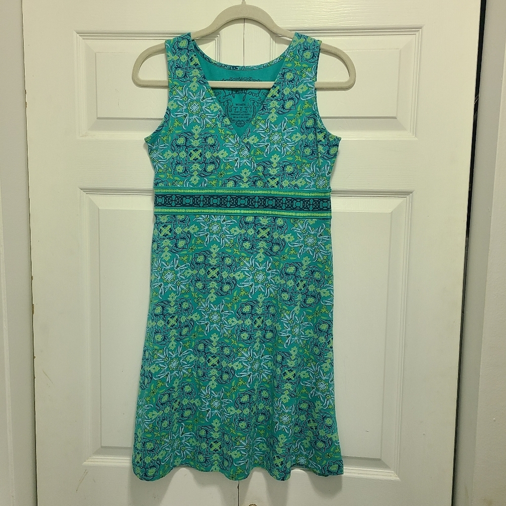 Life Is Good Blue Sleeveless Sheath‎ Mini Dress - Picture 9 of 11